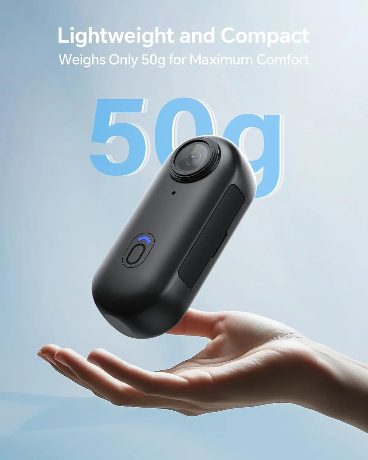 Mini Camara2K 64GB Camera 360° Clip & Magnetic Clip