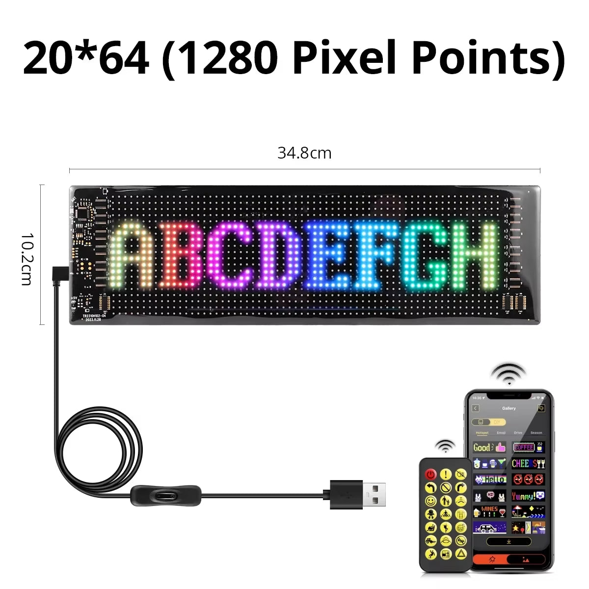 Panel led bluetooth