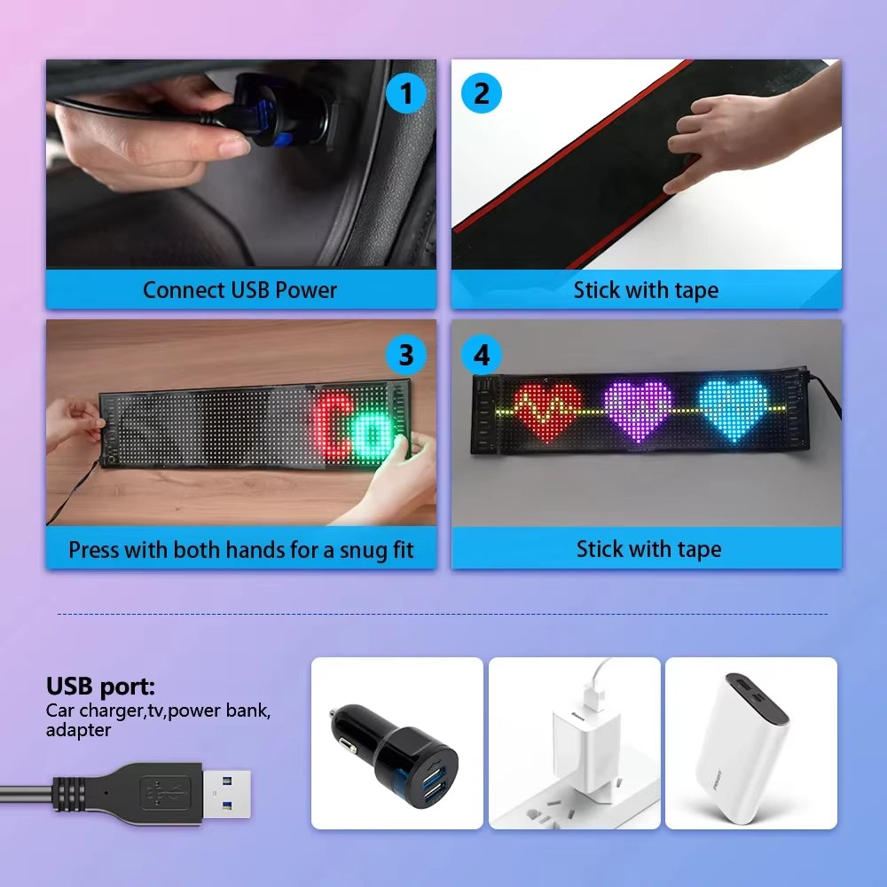 Panel led bluetooth