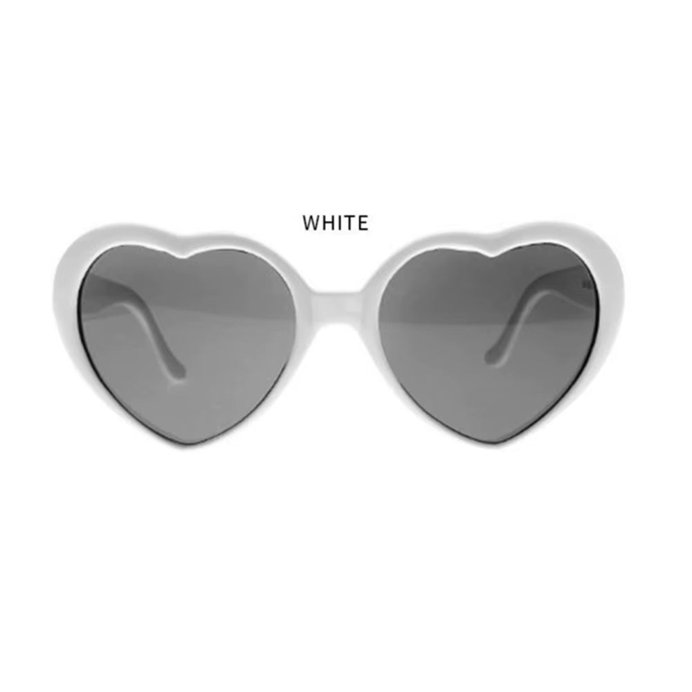 Heart Shaped Love Effects Glasses Watch the Lights Change Heart Diffraction Glasses at Night Love Lights Unisex Christmas Gifts