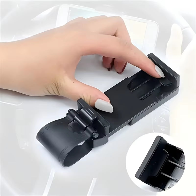 Car Cell Phone Holder Steering Wheel Mount Accessory Cell Phone Holder Clip Cell Phone Support Riding Jig Durable Easy to Use