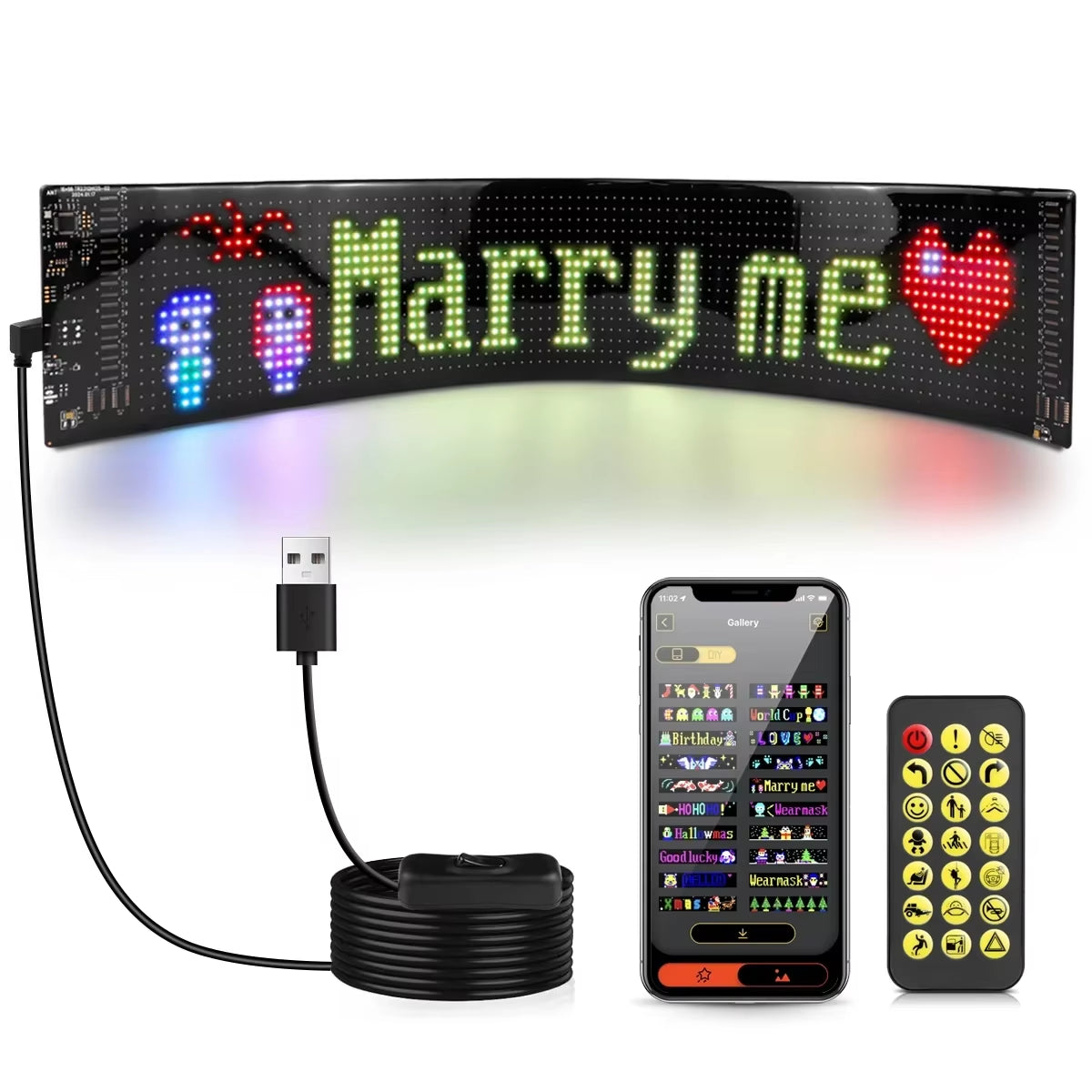 Panel led bluetooth