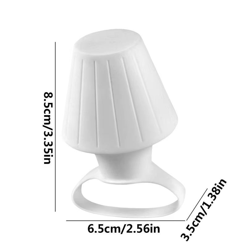 Mobile Phone Lampshade Silicone Novelty Phone Lampshade Holder Silicone Mini Mobile Night Light Flashlight Clip on Phone Flash